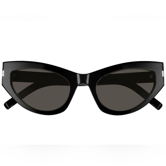 Saint Laurent Black Cateye Sunglasses - Picture 1 of 4